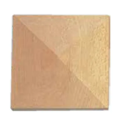 BUGNA A PIRAMIDE IN FAGGIO GREZZO MM.70X70 H.MM.15 (6 PZ)