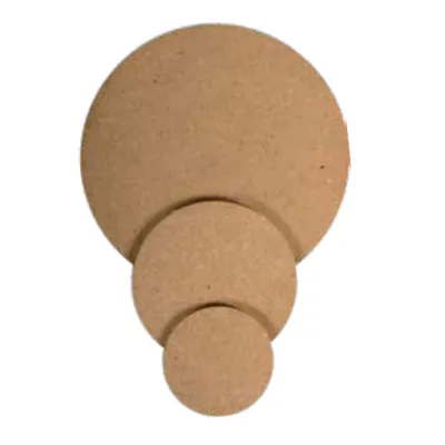 DISCO IN MDF GREZZO DIAM.MM.200 H.MM.10 (6 PZ)