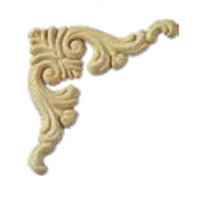 FREGIO IN LEGNO PRESSATO MM.87X87 IN BLISTER 4 PZ (5 BL)