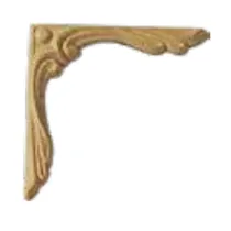 FREGIO IN LEGNO PRESSATO MM.85X85 IN BLISTER 4 PZ (5 BL)