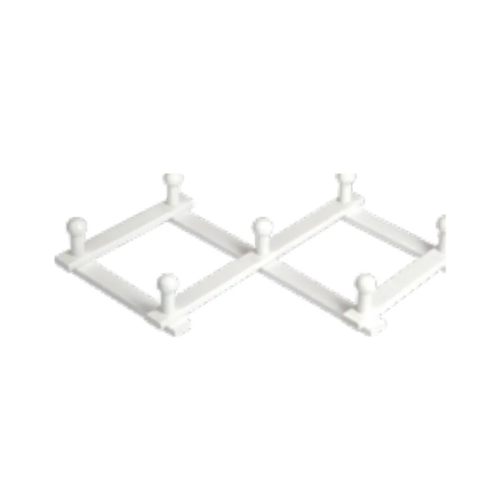 APPENDIABITI ESTENSIBILE IN FAGGIO N.7 POMOLI LACCATO BIANCO (3 PZ)