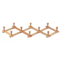 APPENDIABITI ESTENSIBILE IN FAGGIO N.10 POMOLI VERN.NATURALE (3 PZ)