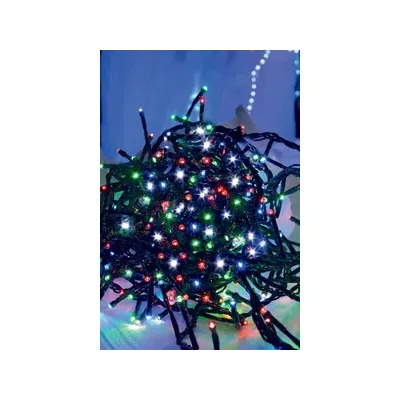 CATENA LUMINOSA A BATTERIA  60 LED C/GIOCH MULTICOL