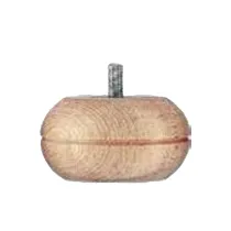 PIEDE IN FAGGIO GREZZO D.MM.93 H.MM.50 (10 PZ)