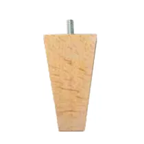 PIEDE PIRAMIDE IN FAGGIO GREZZO MM.30x30 / 60x60 H 110 (10 PZ)