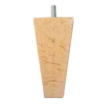 PIEDE PIRAMIDE IN FAGGIO GREZZO MM.30x30 / 60x60 H 140 (10 PZ)
