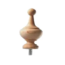 TERMINALE TORNITO IN FAGGIO GREZZO D.MM.55 H.MM.100 (10 PZ)