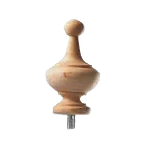 TERMINALE TORNITO IN FAGGIO GREZZO D.MM.55 H.MM.100 (10 PZ)