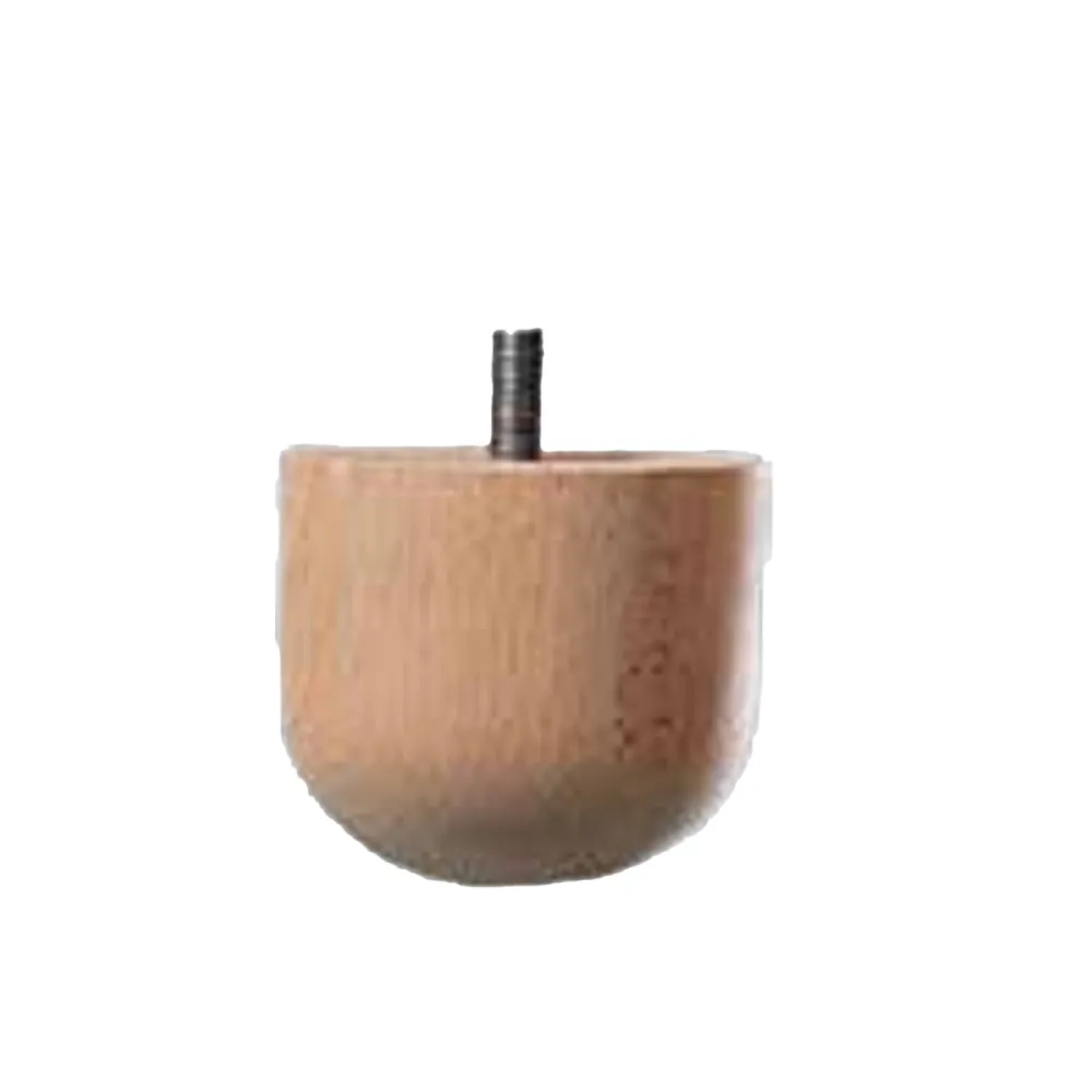 PIEDE IN FAGGIO GREZZO D.MM.75 H.MM.65 (10 PZ)