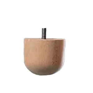 PIEDE IN FAGGIO GREZZO D.MM.75 H.MM.65 (10 PZ)