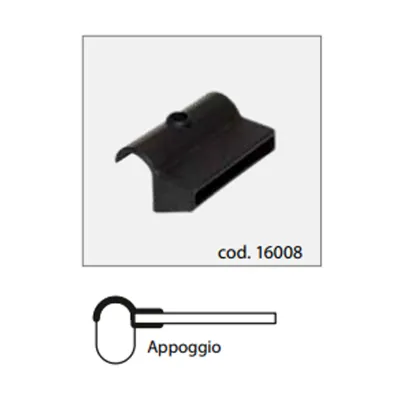 SUPPORTO PVC PER ASTE ORTOPEDICHE (50 PZ)