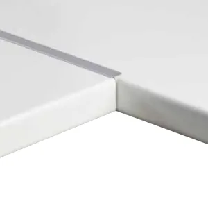 GIUNZIONE ANGOLO 90° MM 38 DESIGN ALLUMINIO (1 PZ)