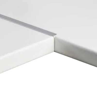 GIUNZIONE ANGOLO 90° MM 38 MODERN ALLUMINIO (1 PZ)