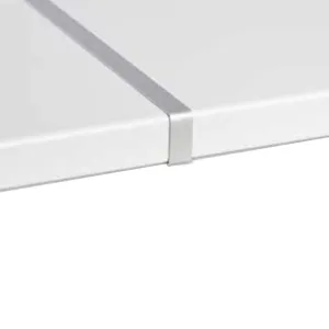 GIUNZIONE LINEARE MM 38 MODERN ALLUMINIO (1 PZ)