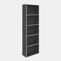 LIBRERIA 4 RIPIANI 50X22,8X157,4 CM ARDESIA