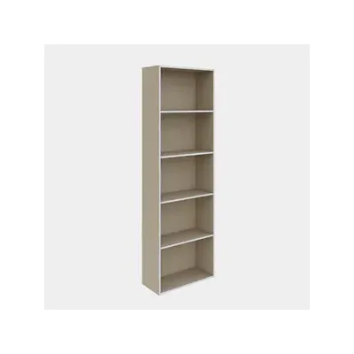 LIBRERIA 4 RIPIANI 50X22,8X157,4 CM AVANA