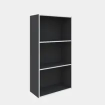 LIBRERIA 2 RIPIANI 50X22,8X95 CM ARDESIA