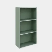LIBRERIA 2 RIPIANI 50X22,8X95 CM VERDE SALVIA