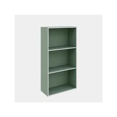 LIBRERIA 2 RIPIANI 50X22,8X95 CM VERDE SALVIA