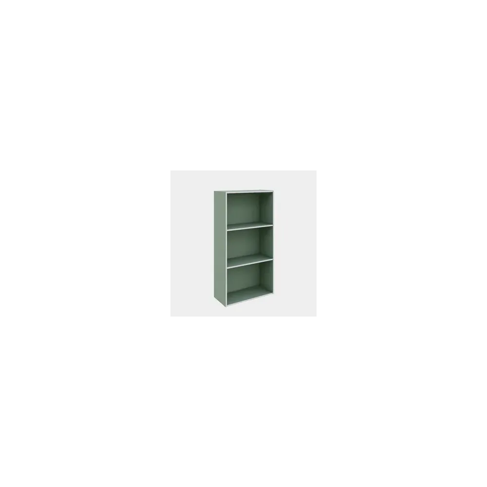 LIBRERIA 2 RIPIANI 50X22,8X95 CM VERDE SALVIA