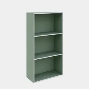 LIBRERIA 2 RIPIANI 50X22,8X95 CM VERDE SALVIA