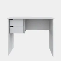 SCRITTOIO 2 CASSETTI 90X50X73 CM BIANCO