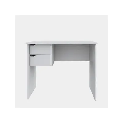 SCRITTOIO 2 CASSETTI 90X50X73 CM BIANCO