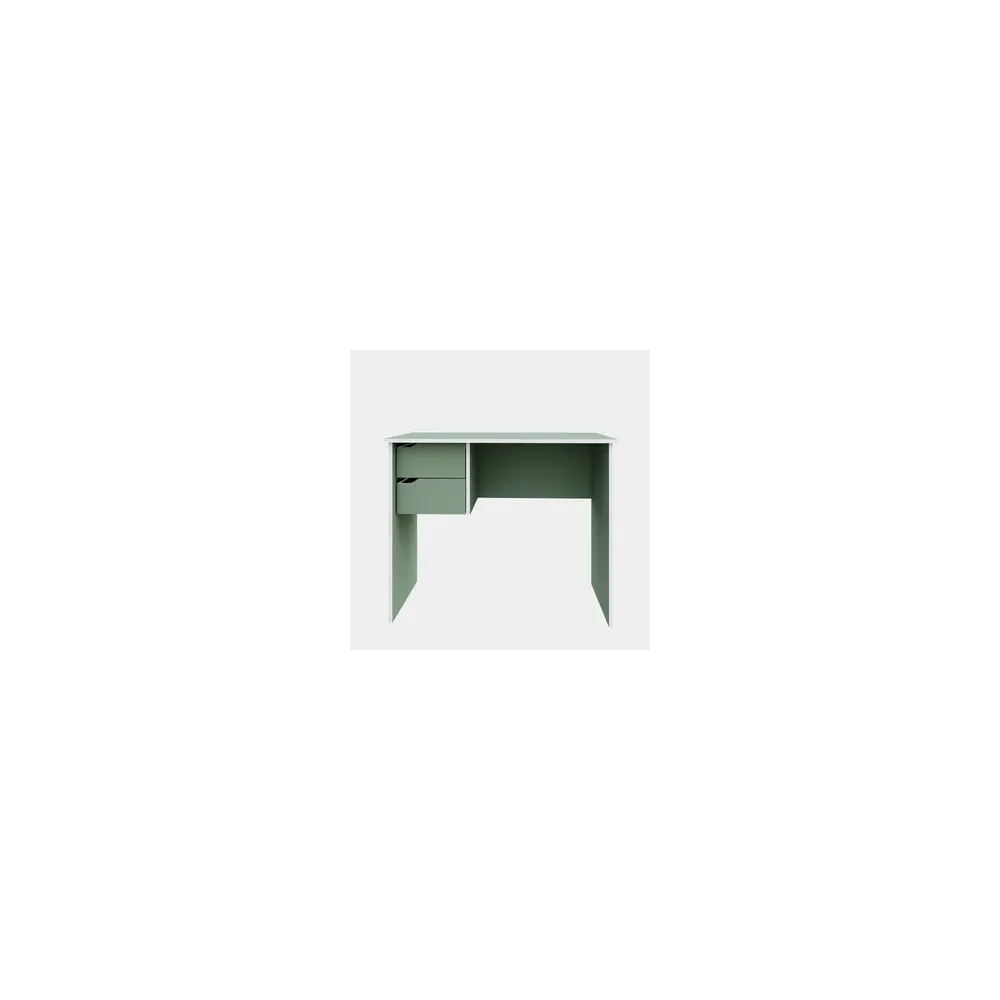 SCRITTOIO 2 CASSETTI 90X50X73 CM VERDE SALVIA SCRITTOIO 2 CASSETTI 90X50X73 CM VERDE SALVIA
