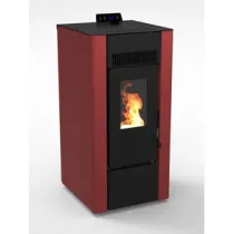 C STUFA PELLET EFESTO 9 BORDEAUX