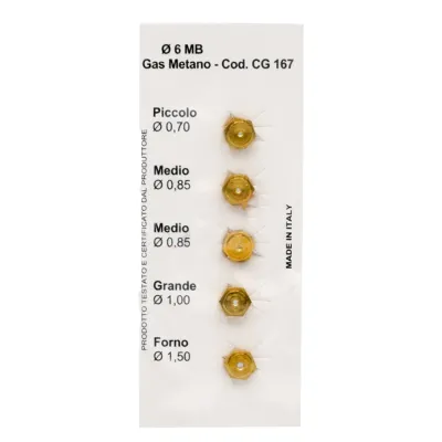 UGELLI PER CUCINA Ø 6 MB (10 CF)