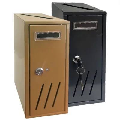 CASSETTA POSTALE SINGOLA VERTICALE 1 posto - antracite - cm. 12x17,5x H. 30