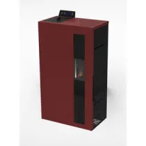 C STUFA PELLET SLIM BRONTE 5 BORDEAUX