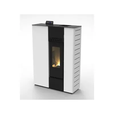 C STUFA PELLET CANALIZZATA STEROPE 12C BIANCO