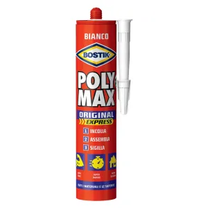 ADESIVO SIGILLANTE UNIVERSALE 'POLY MAX' ORIGINAL  2 pz - gr. 425 - bianco