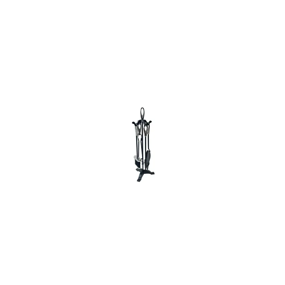 C SET ATTREZZI CAMINO C/STAND 5 PZ ARGENTO C SET ATTREZZI CAMINO C/STAND 5 PZ ARGENTO