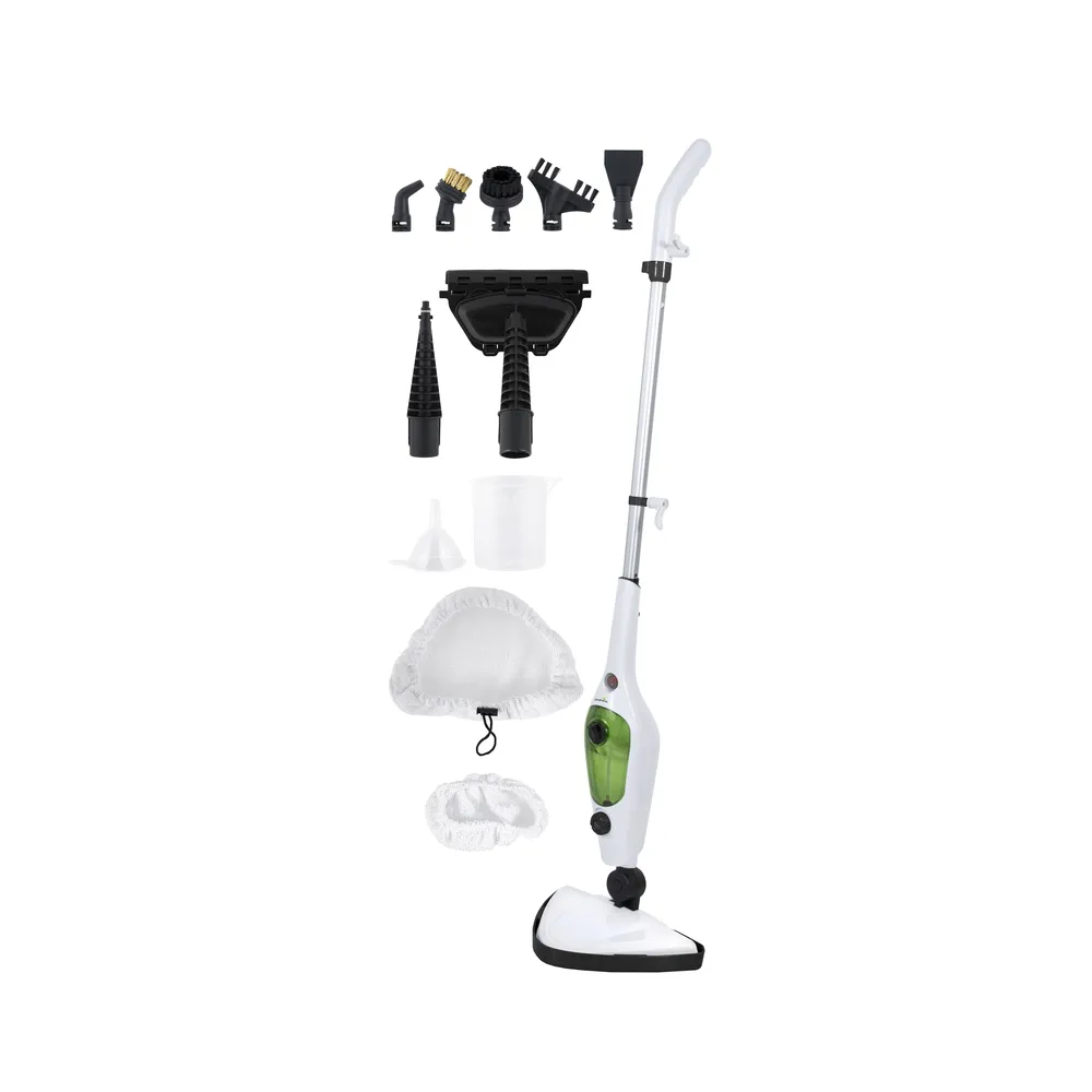 PULITORE A VAPORE 1500 W - colore bianco verde nero PULITORE A VAPORE 1500 W - colore bianco verde nero