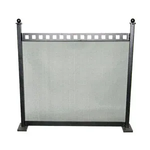 C PARASCINTILLE A PANNELLO  63,5X61,5 P/CAMINO NERO