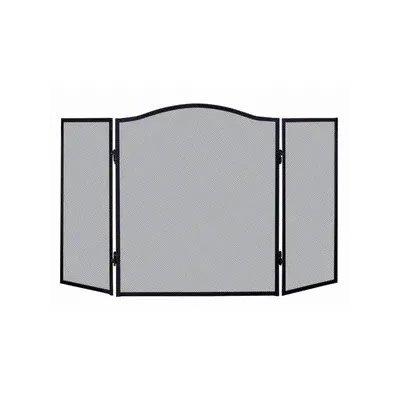 C PARASCINTILLE 3 PANNELLI 101X61 P/CAMINO NERO