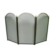 C PARASCINTILLE 3 PANNELLI  98,5X1,5X61 P/CAMINO ARGENTO