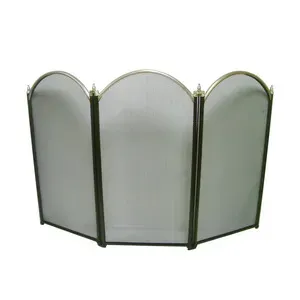 C PARASCINTILLE 3 PANNELLI  98,5X1,5X61 P/CAMINO ARGENTO