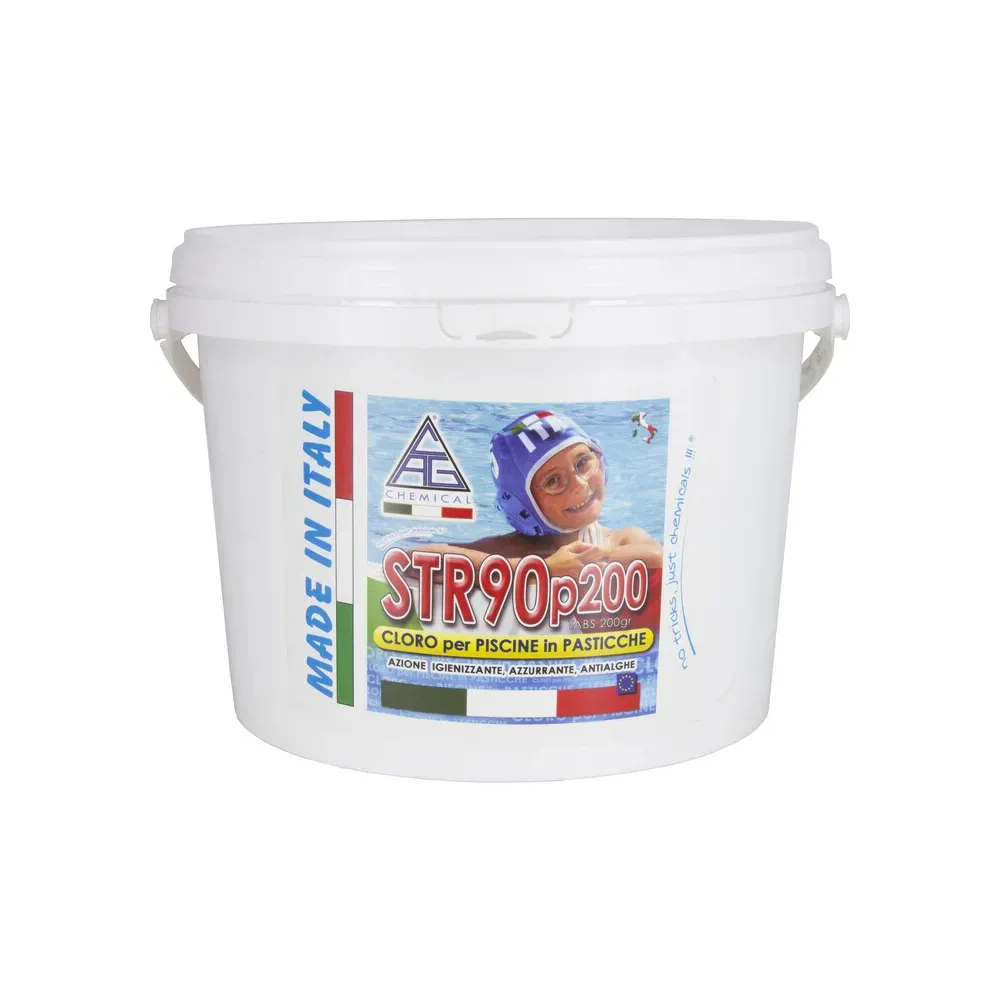 CLORO PER PISCINA PASTIGLIE 200 G STR90P200 5 KG