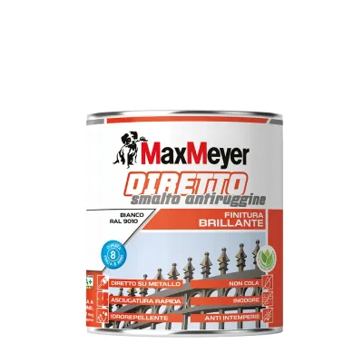 MAX DIRETTO ANTIRUG ACQUA ANTRACITE R7016 0,750 L (4,0 PZ)