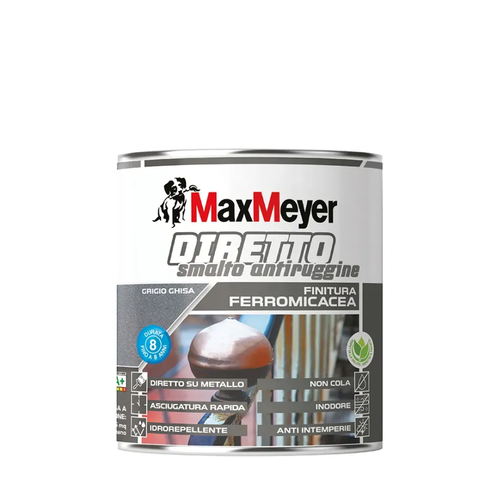 MAX DIRETTO ANTIRUG ACQUA FERR NERO GRAFITE 0,750 L (4,0 PZ)