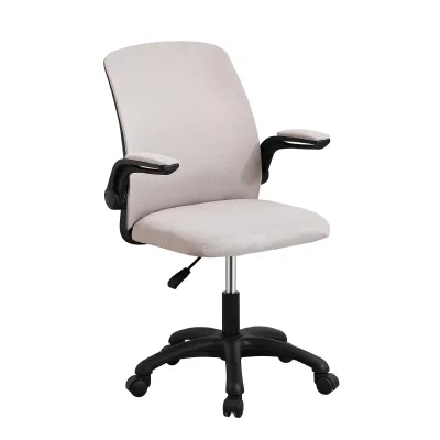 POLTRONA A GAS C/BRACCIOLI MOMA GRIGIO CHIARO 3