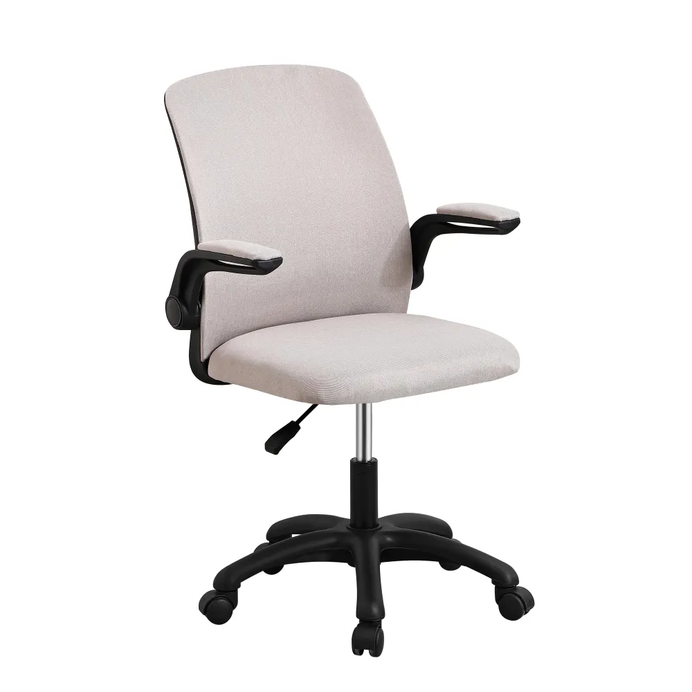 POLTRONA A GAS C/BRACCIOLI MOMA GRIGIO CHIARO 3