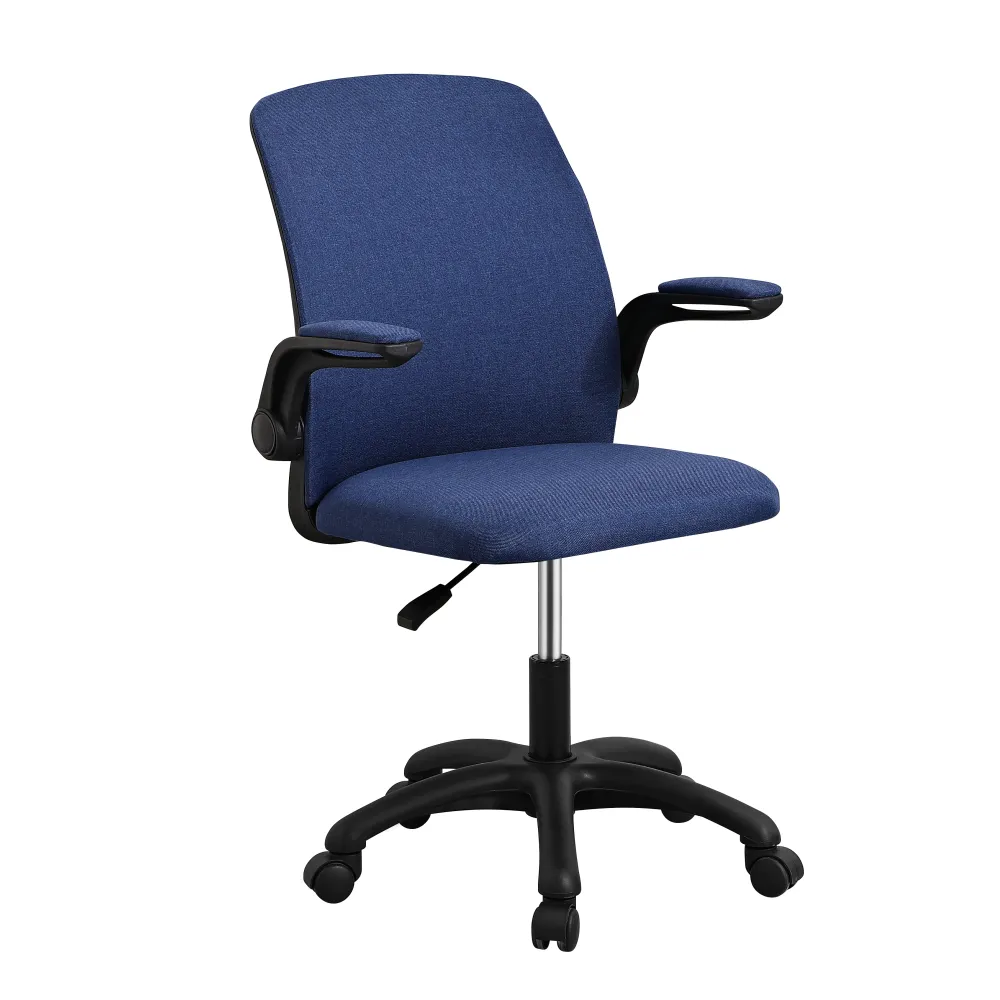 POLTRONA A GAS C/BRACCIOLI MOMA BLU 39