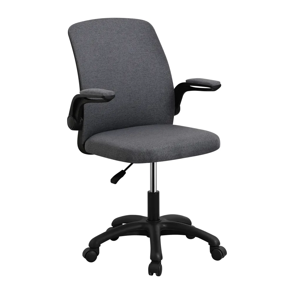 POLTRONA A GAS C/BRACCIOLI MOMA GRIGIO SCURO 43