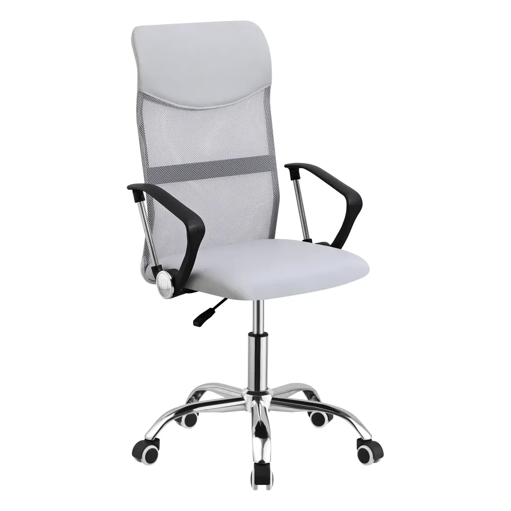 POLTRONA DIREZIONALE A GAS C/BRACCIOLI CLASSY GRIG