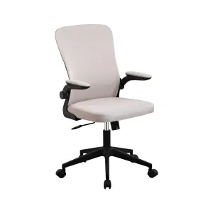 POLTRONA A GAS C/BRACCIOLI ALICE GRIGIO CHIARO 3