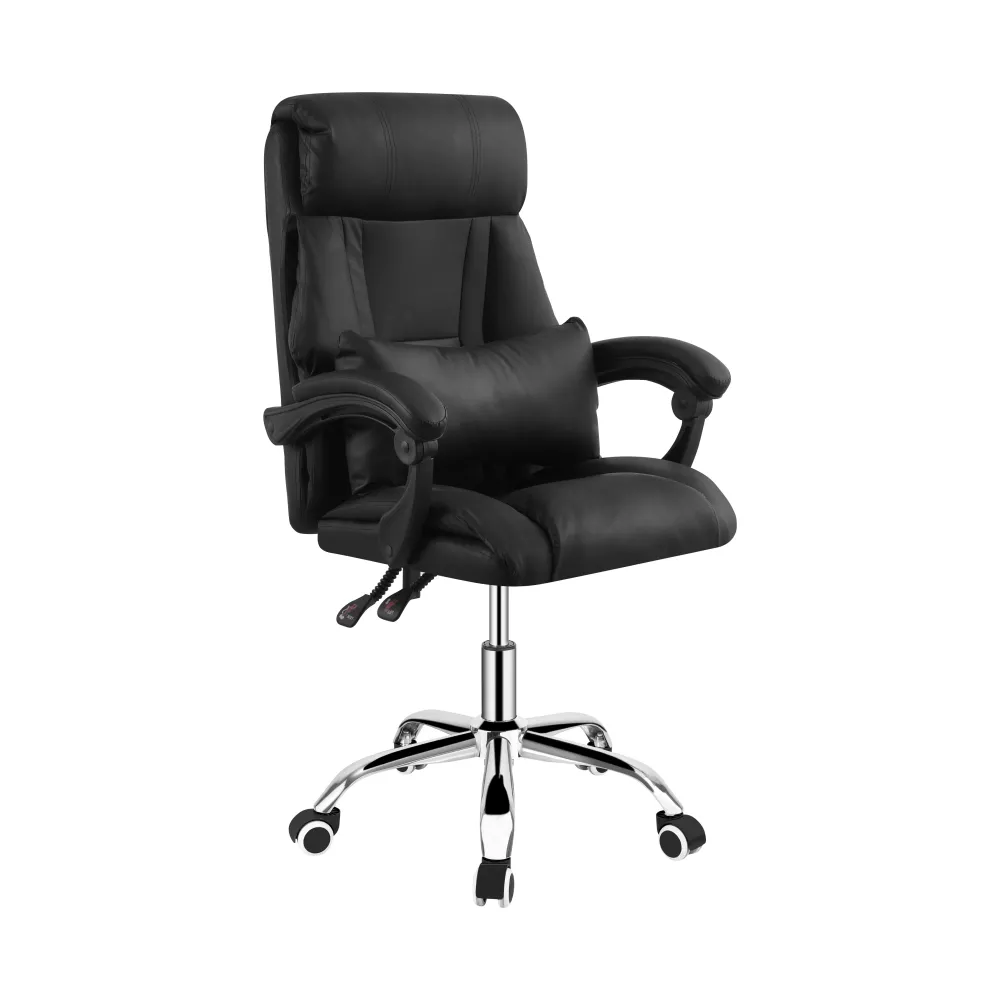 POLTRONA DIREZIONALE A GAS C/BRACCIOLI MIA NERO